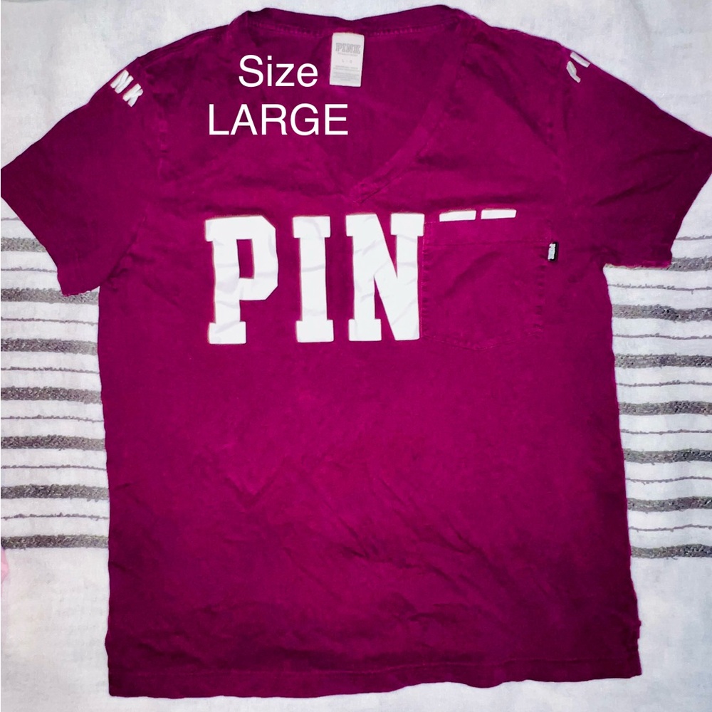 PINK Victoria's Secret Magenta Tee